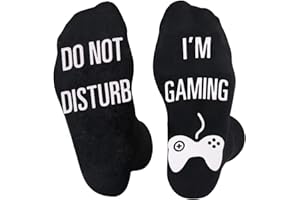 Folouse Easter Basket Stuffers for Teens Boys Easter Basket Essentials Stocking Stuffers Do Not Disturb I'm Gaming Socks