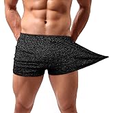 Lehmanlin Men's Bodybuilding Shorts 3/5 Inch Inseam Workout Training Muscle Short Shorts Stretch Quick Dry