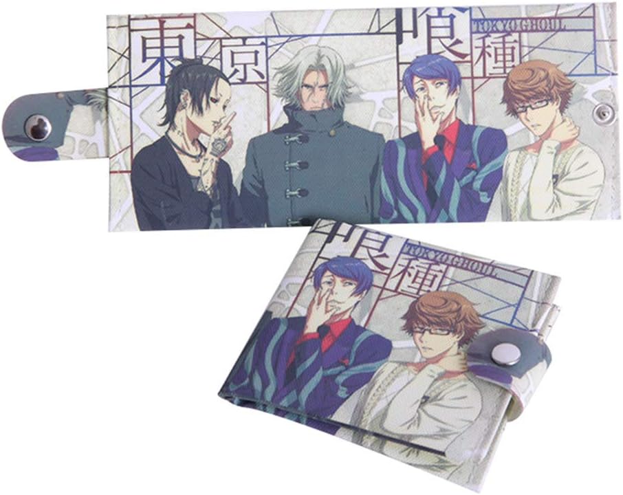 Household OFD Anime Tokyo Ghoul Cartoon Student Canvas Print Slim Wallet Purse H12