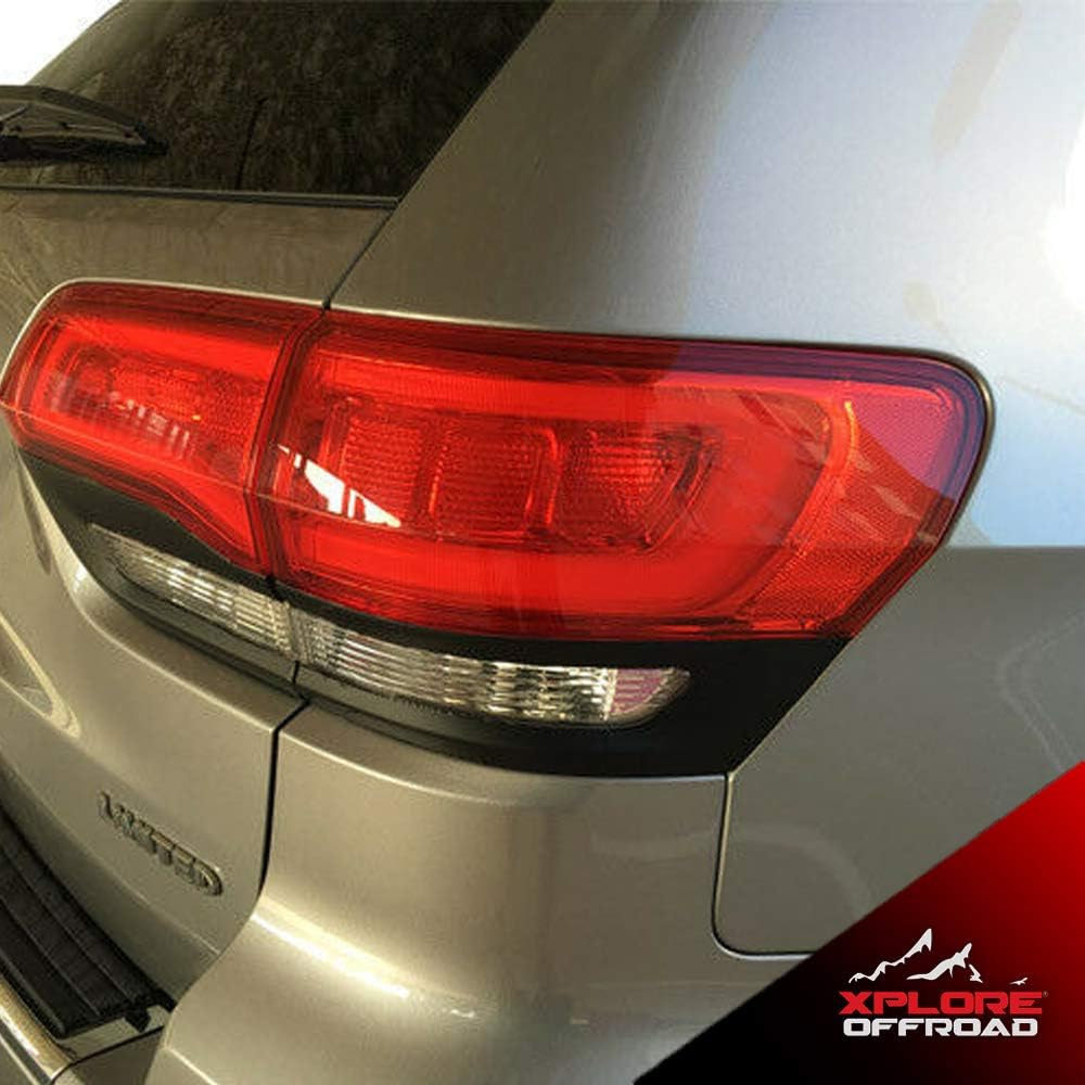 XPLORE OFFROAD - Jeep Grand Cherokee | Precut Tail Border Frame Blackout Decal Wrap Kit | 2014-2018