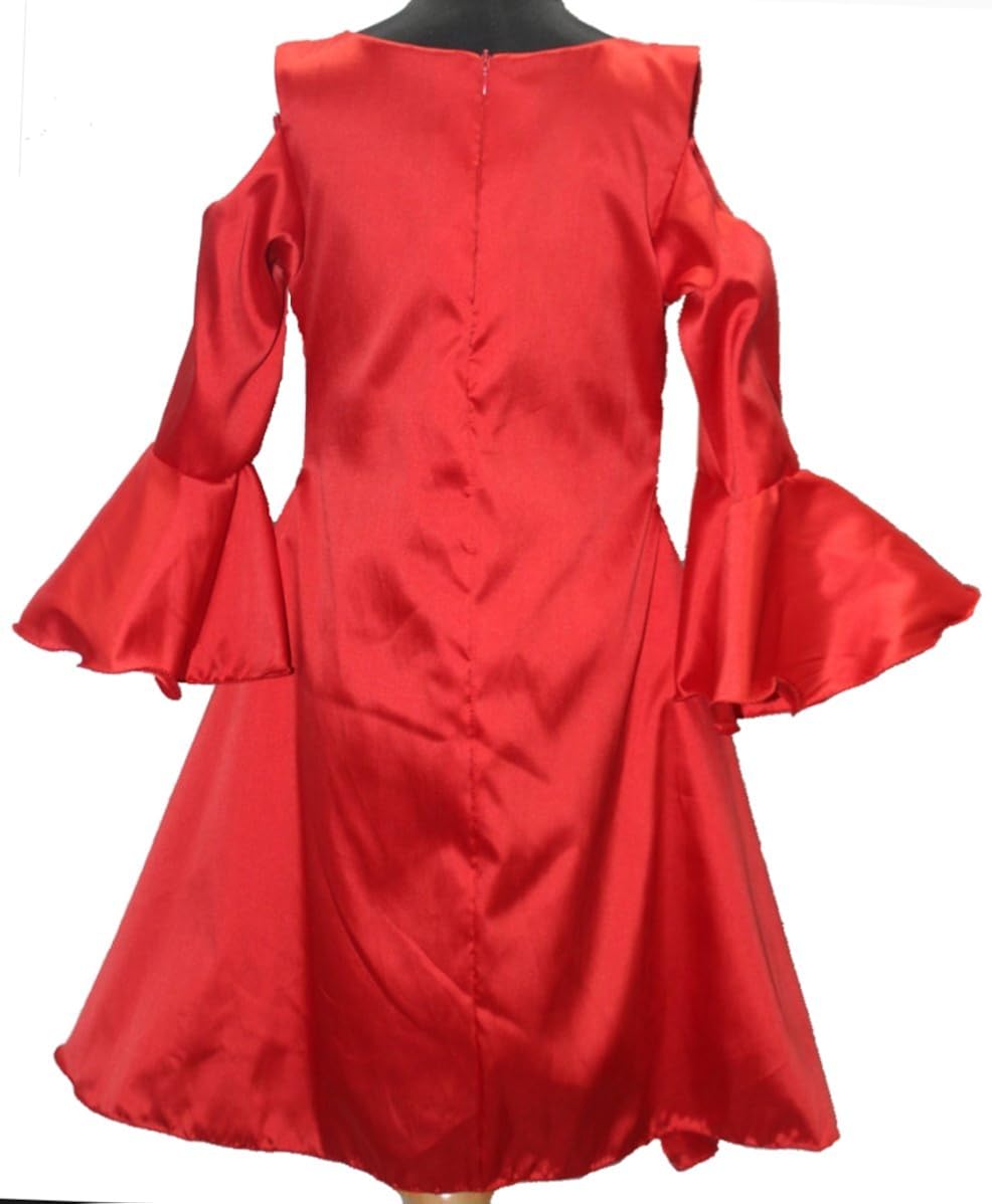 cold shoulder long frocks