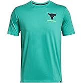 Under Armour Men's Project Rock T-Shirt LC Brahma Short Sleeve T-Shirt Green