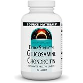 Source Naturals Extra Strength Glucosamine Chondroitin, 120 Tablets | Promotes Healthy Joints*