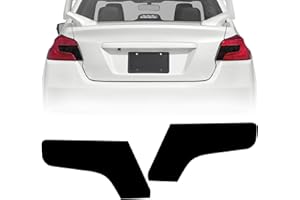 NDRUSH Blackout Taillight Vinyl Tint Film, Precut Overlays,Tail Light Wrap Cover Compatible with 2015-2020 Subaru WRX/STI