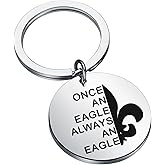 TGBJE Eagle Gift Scout Gift Scout Court of Honor Gift Once an Eagle Always an Eagle Keychain Scout Ceremony Gift