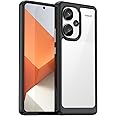 Zotita for Redmi Note 13 Pro+ Phone Case, with Lightweight and high Transparency Shock Absorption Protection, TPU Material for Comfortable Touch, Screen Camera for high Protection, (Black)