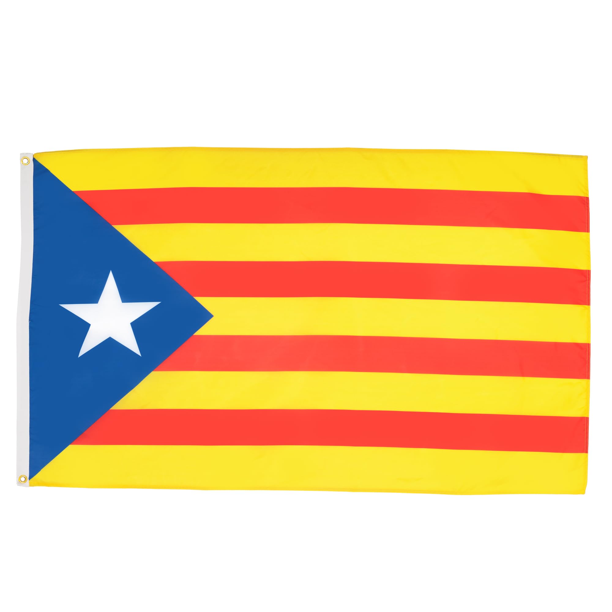 AZ FLAG - Catalonia Estelada Blava Flag - 2x3 Ft - 100D Polyester Independentist Catalan Banner with Two Metal Grommets - Fade Resistant - Vivid Colors - 2' x 3' Feet - 90x60 Cm