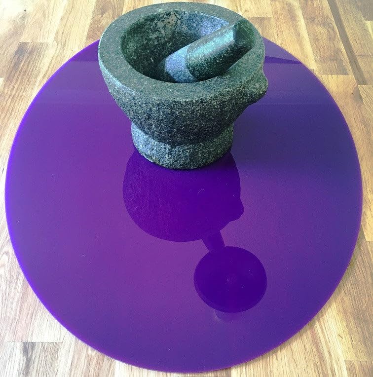 Purple Oval Worktop Saver - Large - 60cm x 40cm