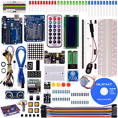 Quimat uno project super starter kit with tutorials, 5v…