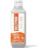 Brain Octane Premium C8 MCT Oil from Non-GMO Coconuts, 14g MCTs, 32 Fl Oz, Bulletproof Keto Supplement for Sustained Energy, 
