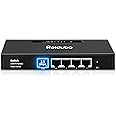 Reidubo 2.5G Uplink Ethernet Splitter, 2.5Gb Uplink Port & 4×1000Mbps Ethernet Port, Home Multi-Gigabit Network Hub Switch, Unmanaged Plug & Play, Metal Case, Desktop/Wall-Mount