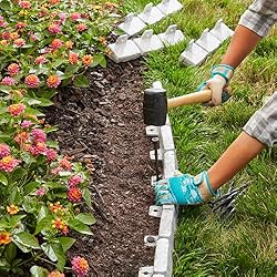 EasyFlex No-Dig Landscape Edging with Anchoring