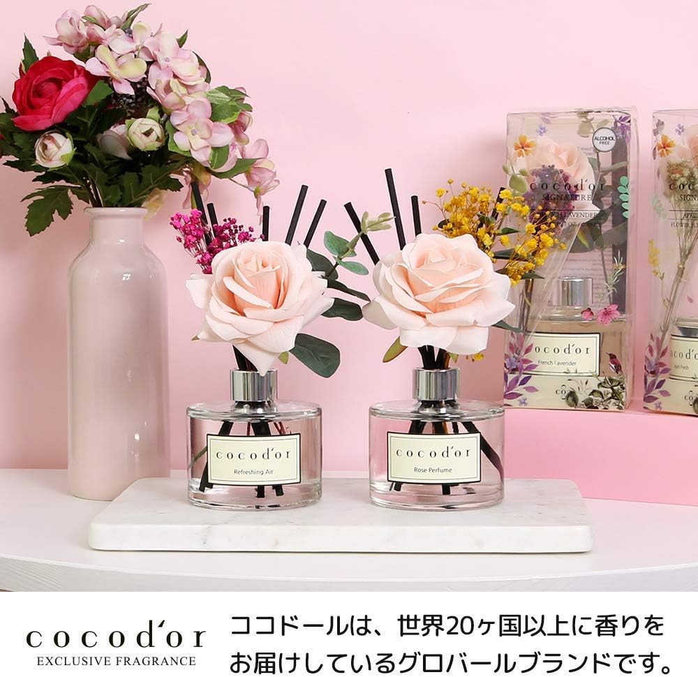 Cocod'or [COCODOR/Lovely Peony Reed diffuser oil 200ml with Rose - Image 5