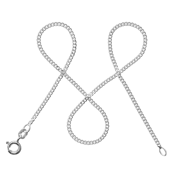 modabilé Damen Panzerkette aus 925 Sterling Silber (1,7mm)