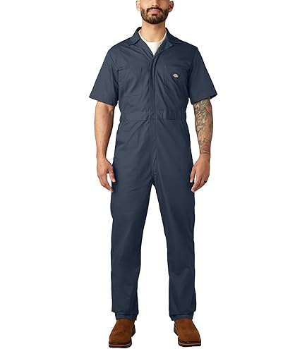 Amazon.com: Natural Uniforms Mens Short Sleeve Zip Up Coverall