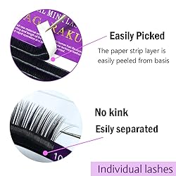NAGARAKU Eyelash Extensions 0.10 mm C curl 10mm