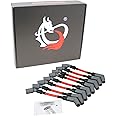 AIP Electronics Dragon FIRE Performance 10mm High Energy Spark Plug Wires Set for 1997-2017 Cadillac Chevrolet Pontiac Cars with 5.3L 5.7L 6.0L 6.2L 7.0L V8 LSx LS1 LS2 LS3 LS6 LS7 OEM Fit PWJ258