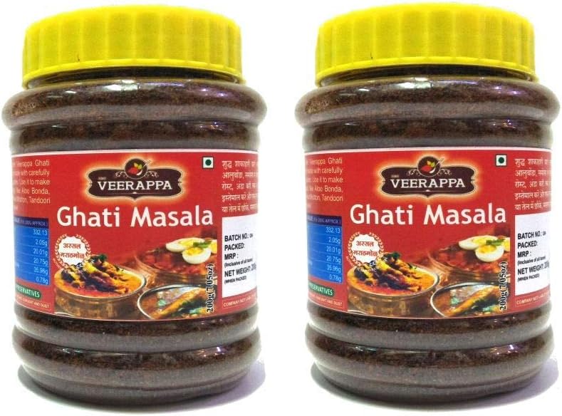 Maharashtrian Masala Jars - Ghati Masala 200G X 2 (Pack of 2)