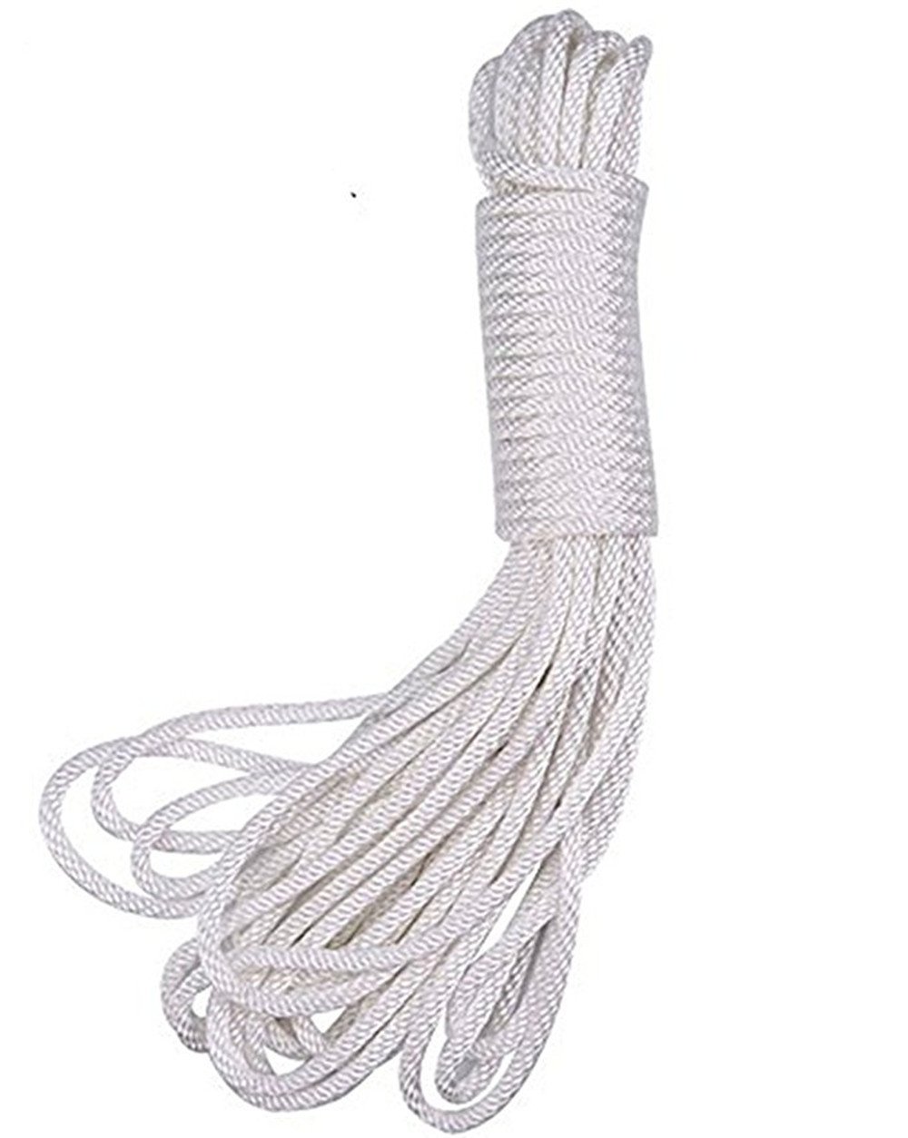 WUWYOUWL Picture Cord, 20 Meters 4mm Picture Hanging Cord Wire Nylon Parachute Cord (White)