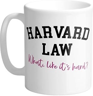 Funny Blonde Harvard Law Coffee Mug 11oz