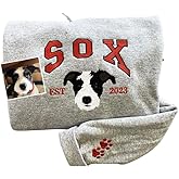COUPLEHOODIES Custom Dog Portrait Sweatshirt from Photo – Personalized Pet Memorial Gift for Dog Moms, Cat Lovers or Pet Loss