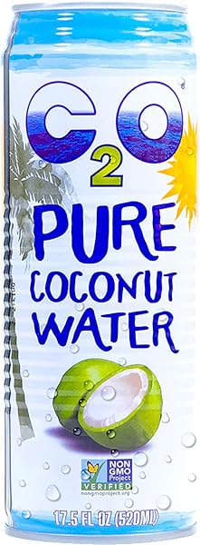 C2O PURE COCONUT WATER WITH MANGO | PLANT BASED | NON-GMO | NO ADDED SUGAR | ESSENTIAL ELECTROLYTES | 17.5 FL OZ (PACK OF 12)