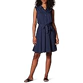 Amazon Essentials womens Sleeveless Woven Shirt Dress
