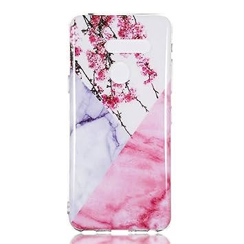 Lomogo LG G8 / G8S ThinQ Case Soft Silicon Case Shockproof Anti-Scratch Marble Case Cover for LG G8 / G8S - LOYHU190245 L5