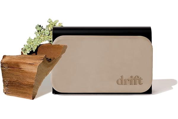 Drift Car Air Freshener - Stone Air Freshener Car Odor Eliminator - Long Lasting Scent - Auto Accessories - Metal Clip - Essential Oils - Clean Ingredients - Teak Scent Starter Kit