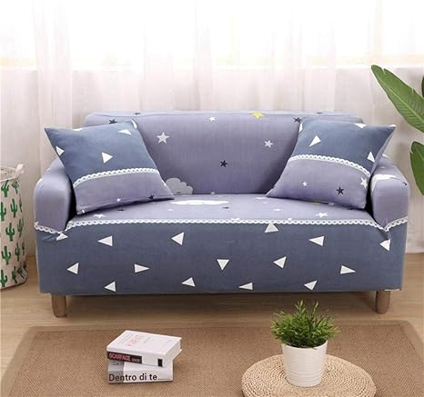 Amazon.de: Nannan Graue Pastorale Blumen Universal elastische Couch