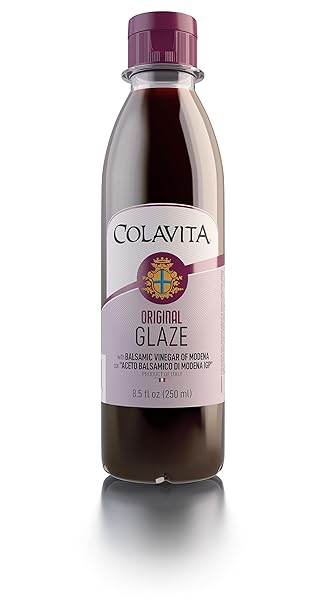 COLAVITA BALSAMIC GLAZE – ITALIAN IMPORT SQUEEZE BOTTLE, PERFECT FOR ENHANCING FLAVORS, 8.5 FL OZ (PACK OF 1)