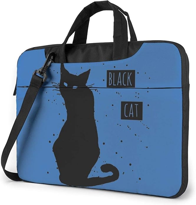 Laptop Bag Black Cat Carrying Case Computer Sleeve Business Briefcase