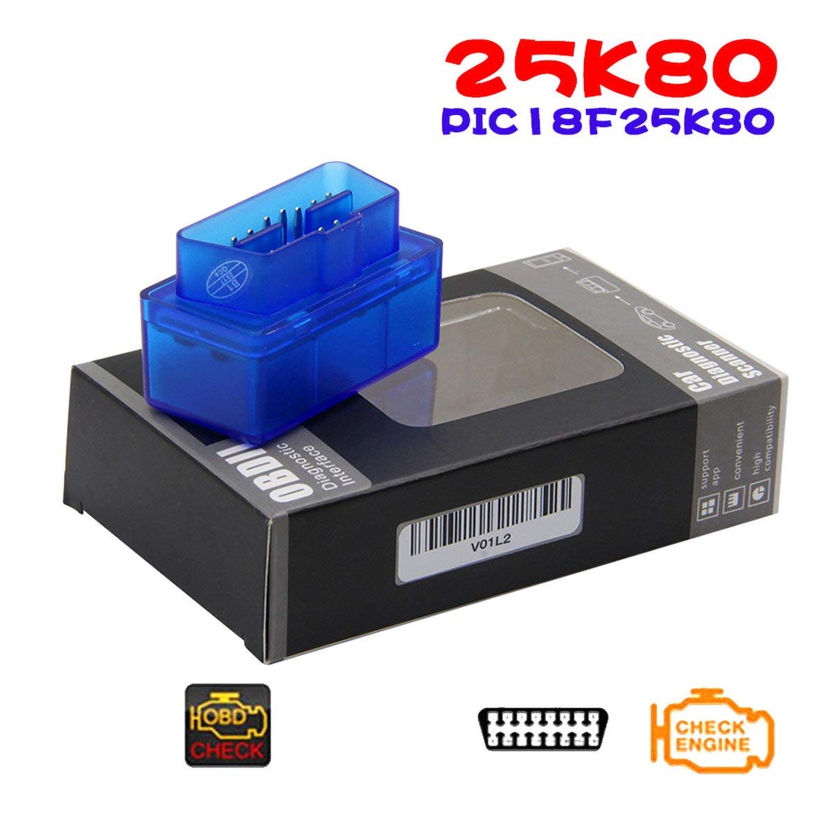 Manopole Mani Noradtjcca Mini Elm327 BT OBD2 Strumento Diagnostico Per Multimarche Canbus Noradtjcca Mini Elm327