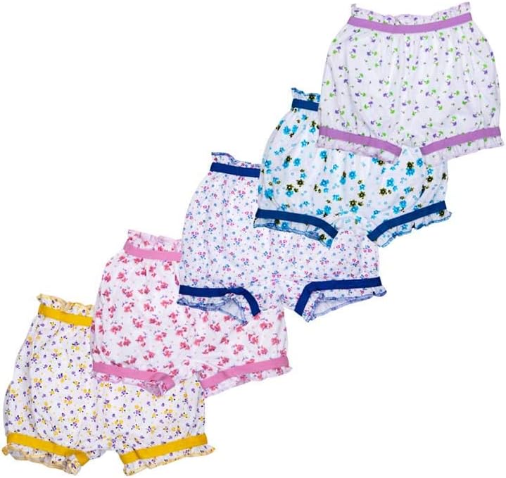 Mee Mee Soft & Comfortable Baby Girls' Bloomers (Pack of 5)