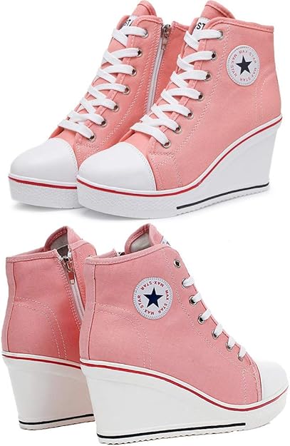 high heel tennis shoes amazon