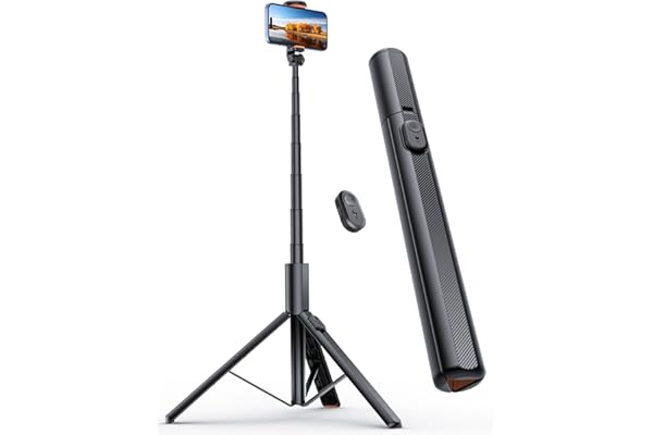 ANXRE 71" Phone Tripod with 1/4" Camera Mount, NT79 Extendable Selfie Stick | Extra Tall,Wireless Remote,Comapct Travel Stand Holder for Filming Video Recording,Compatible with iPhone/Samsung/Camera
