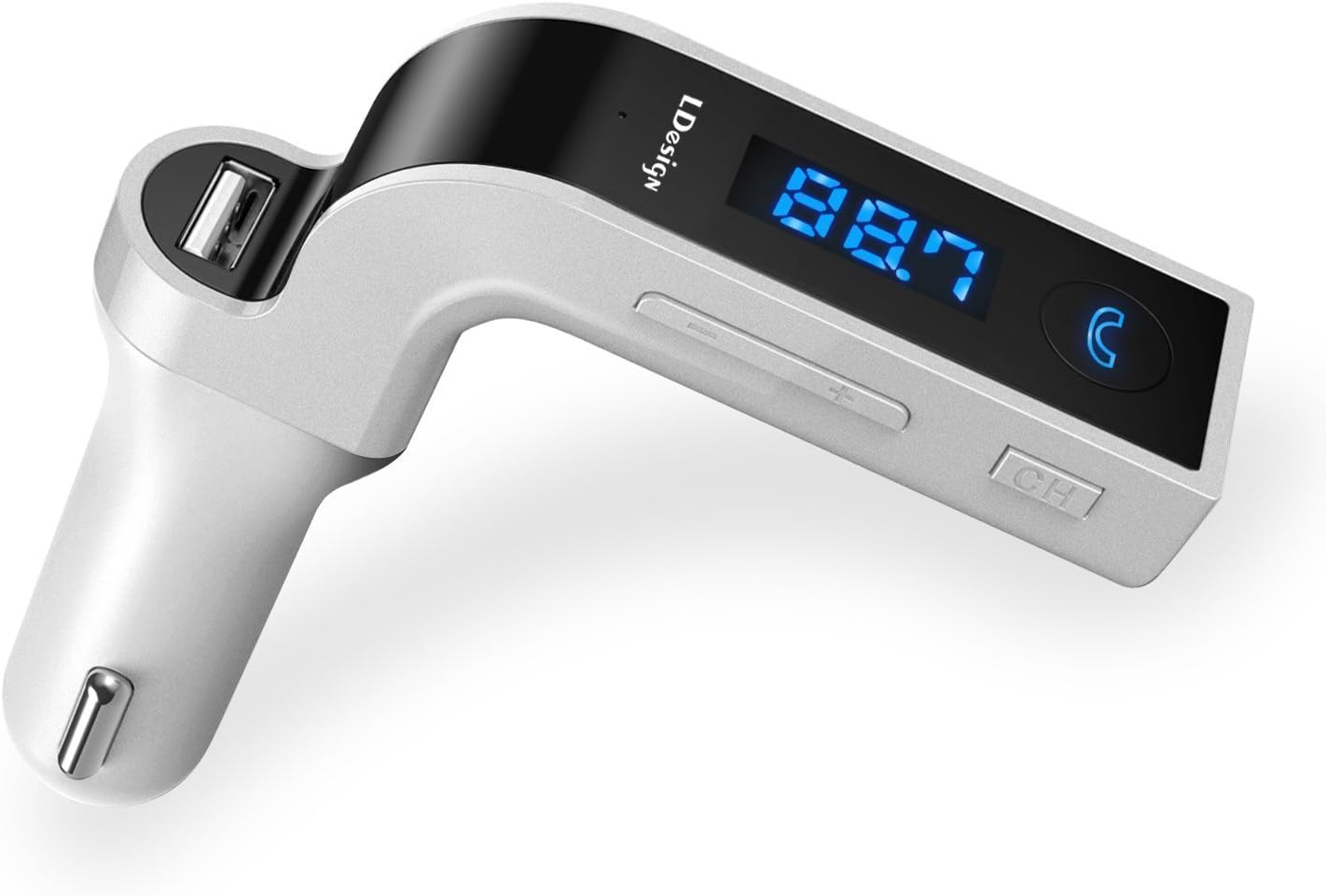Bluetooth FM Transmitter,LDesign Wireless InCar FM Amazon.co.uk
