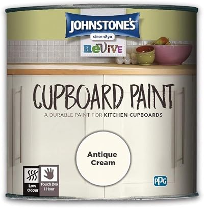 Johnstone's Cupboard Paint Antique Cream 750 ml