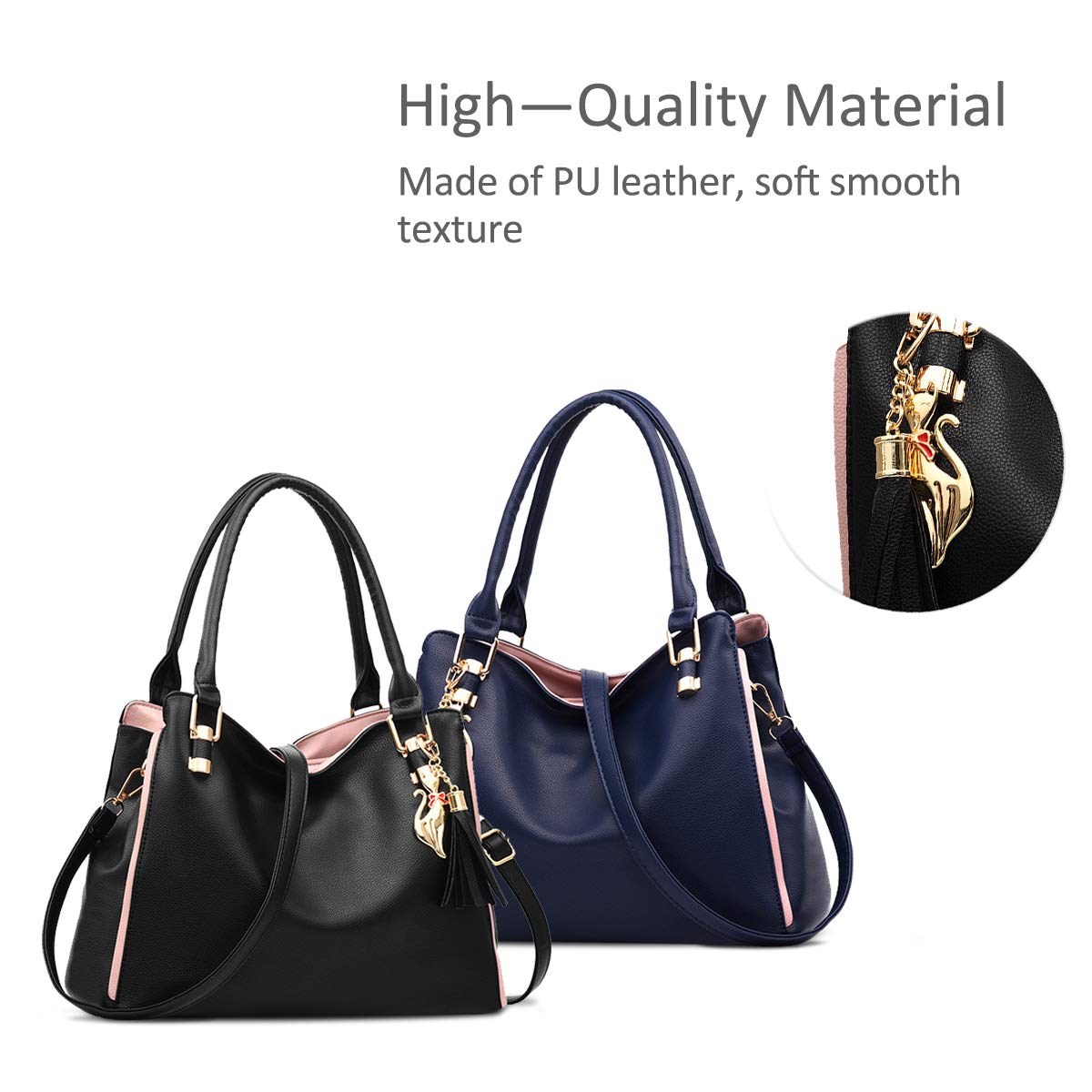 NICOLE & DORIS NICOLE&DORIS Hobos and Shoulder Bags for Women Fashion Handbags Large Tote Bag Ladies Shoulder Bag