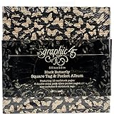 Graphic 45 4501285 Square Tag & Pocket album, Black