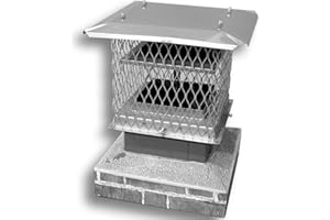 Chim-A-Lator Deluxe Top Sealing Damper 13" x 13" Stainless Steel (Part# 051313)