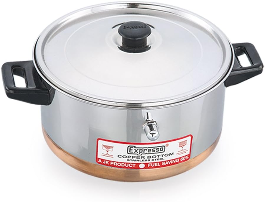 Buy Expresso Stainless Steel Double Handle Milk Boiler Pot, 1.5 litres