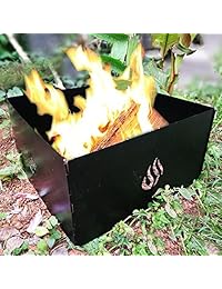 Campfire portátil Fire Pit Anillo 4 paneles apilab