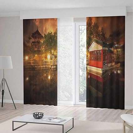 Amazon Com Window Curtains Blackout Tt01 Ancient China