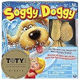 Soggy Doggy Board Game for Kids with Interactive Dog Toy