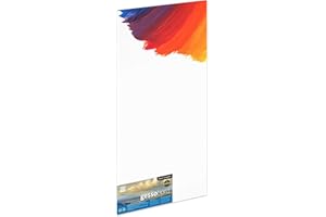 Ampersand Art Supply Museum Series Gessobord | 18x36 | 1/8" Flat Profile | Gesso Wood Painting Panel for Oil and Acrylic Paint & Mixed Media | Canvas Panel Alternative in Professional Art Supplies