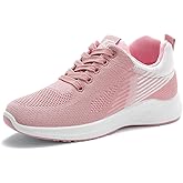Padgene Womens Sneakers Lightweight Tennis Walking Shoes Sports Running Shoes for Woman Mesh Breathable Gym Fashion Sneakers Athletic Comfortable Casual