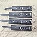 Ardour Crafts CC-3010 Padded Black Real Leather Wrist Ankle Cuffs 4 Pieces Set