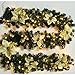 8.6 Inch Glitter Artifical Wedding Christmas Flowers Glitter Poinsettia Christmas Tree Ornaments Christmas Tree Decorations Pack of 12 (Gold)