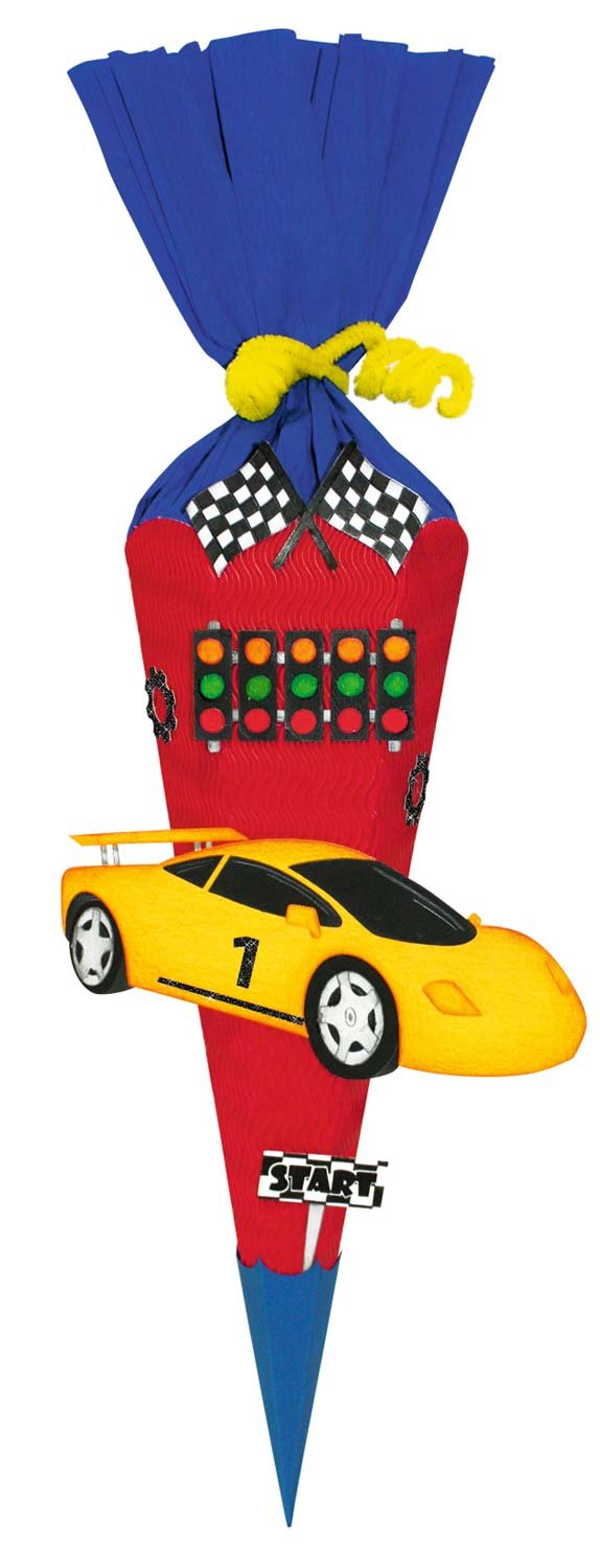 Ursus 9860010 School Craft Set Mini Racing Cars Hexagonal 41 cm